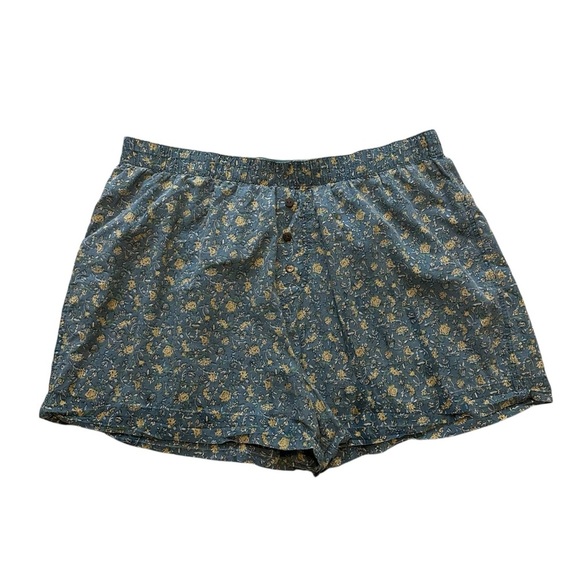 Natural Life Women’s Boxer Shorts Pull On Boho Floral Summer Size Extra Large - Picture 1 of 3